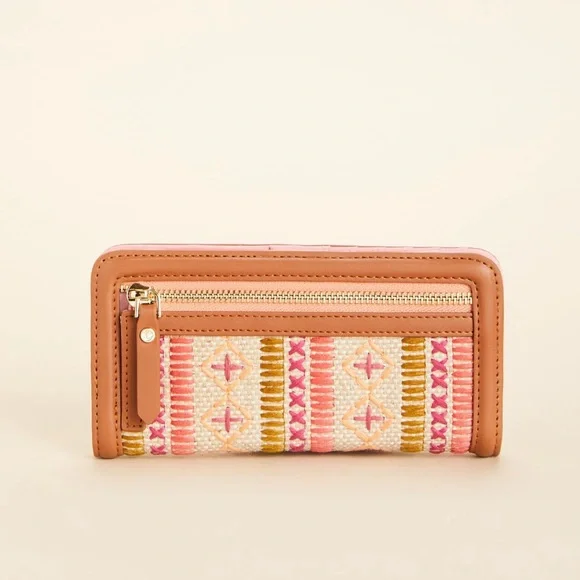 NWT SPARTINA Small Snap Wallet Callawassie Pineapple **ONLY 1 LEFT** - Picture 2 of 8